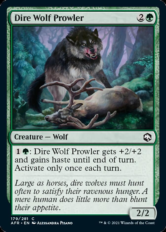 Dire Wolf Prowler [Dungeons & Dragons: Adventures in the Forgotten Realms] | Golgari Games