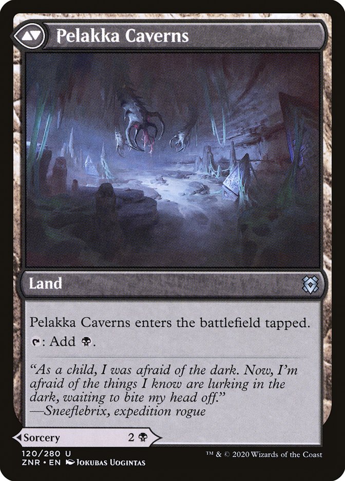 Pelakka Predation // Pelakka Caverns [Zendikar Rising] | Local Legends