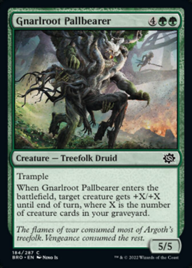 Gnarlroot Pallbearer [The Brothers' War] | Local Legends