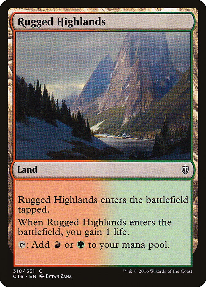 Rugged Highlands [Commander 2016] | Local Legends