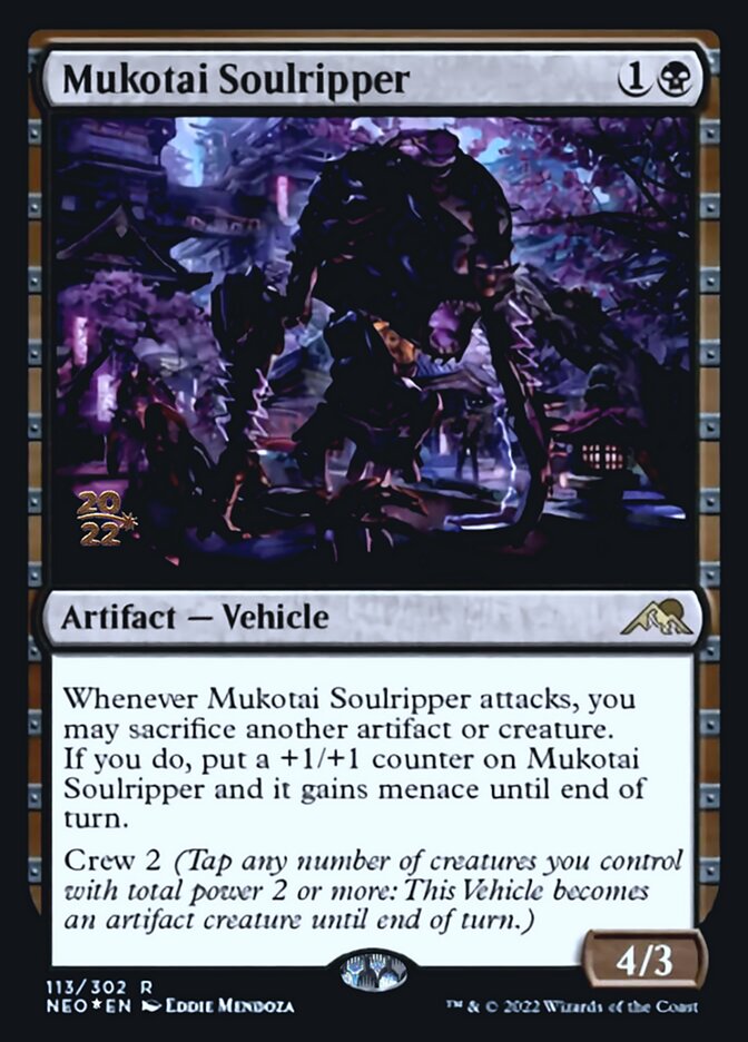 Mukotai Soulripper [Kamigawa: Neon Dynasty Prerelease Promos] | Local Legends