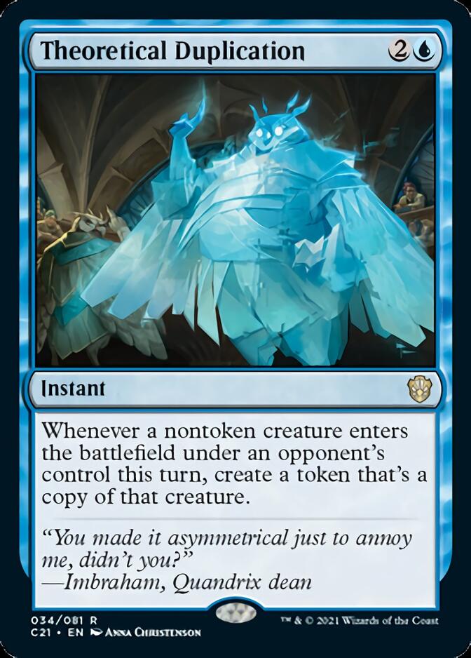 Theoretical Duplication [Commander 2021] | Local Legends