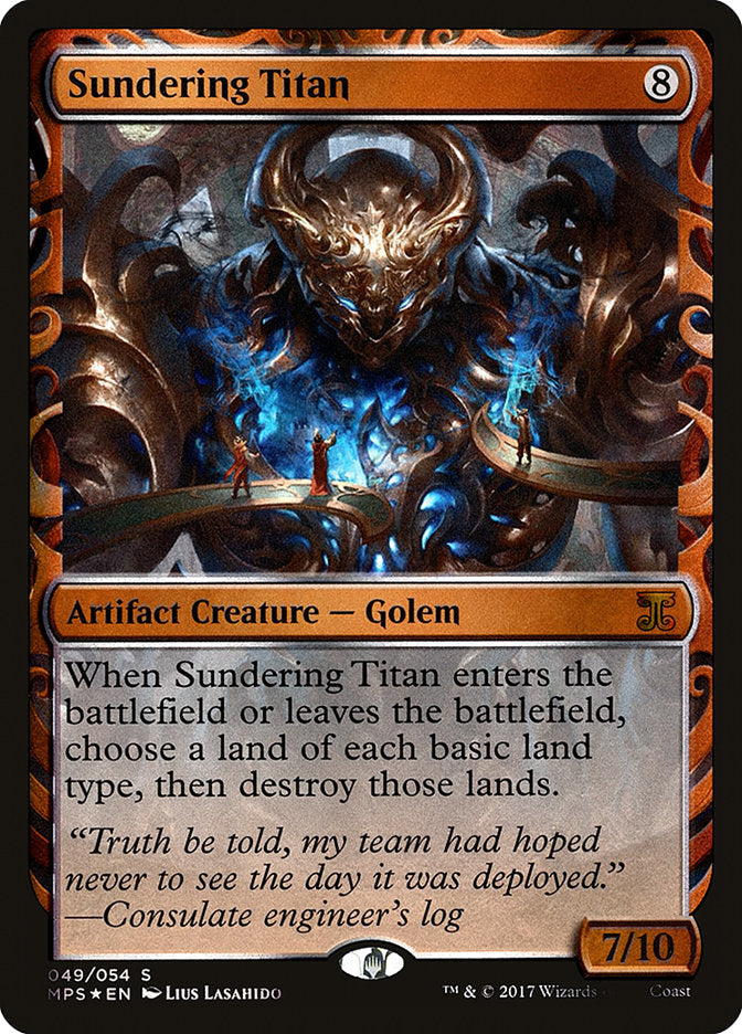 Sundering Titan [Kaladesh Inventions] | Golgari Games