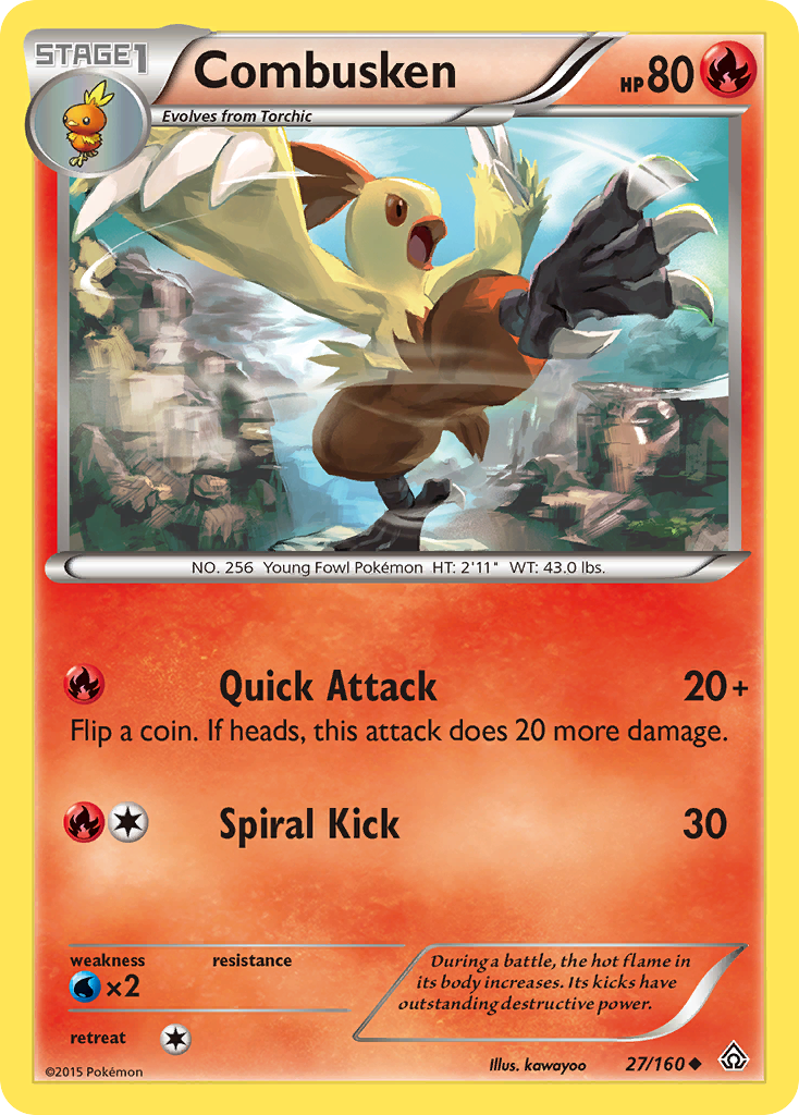 Combusken (27/160) [XY: Primal Clash] | Golgari Games