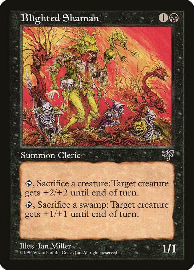 Blighted Shaman [Mirage] | Golgari Games