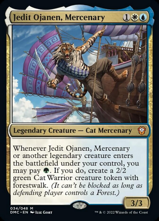Jedit Ojanen, Mercenary [Dominaria United Commander] | Local Legends