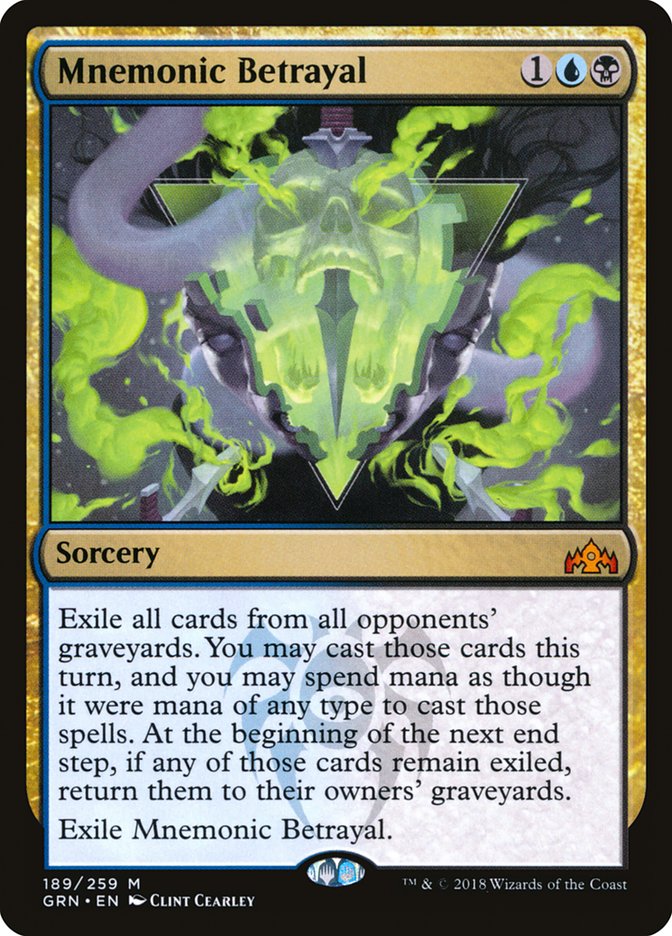 Mnemonic Betrayal [Guilds of Ravnica] | Local Legends