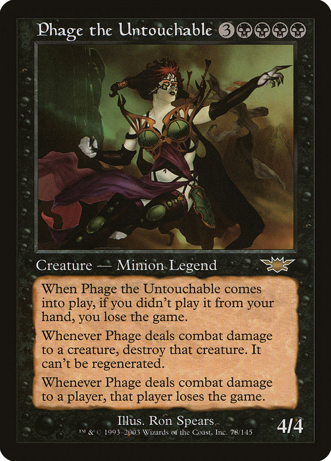 Phage the Untouchable [Legions] | Local Legends