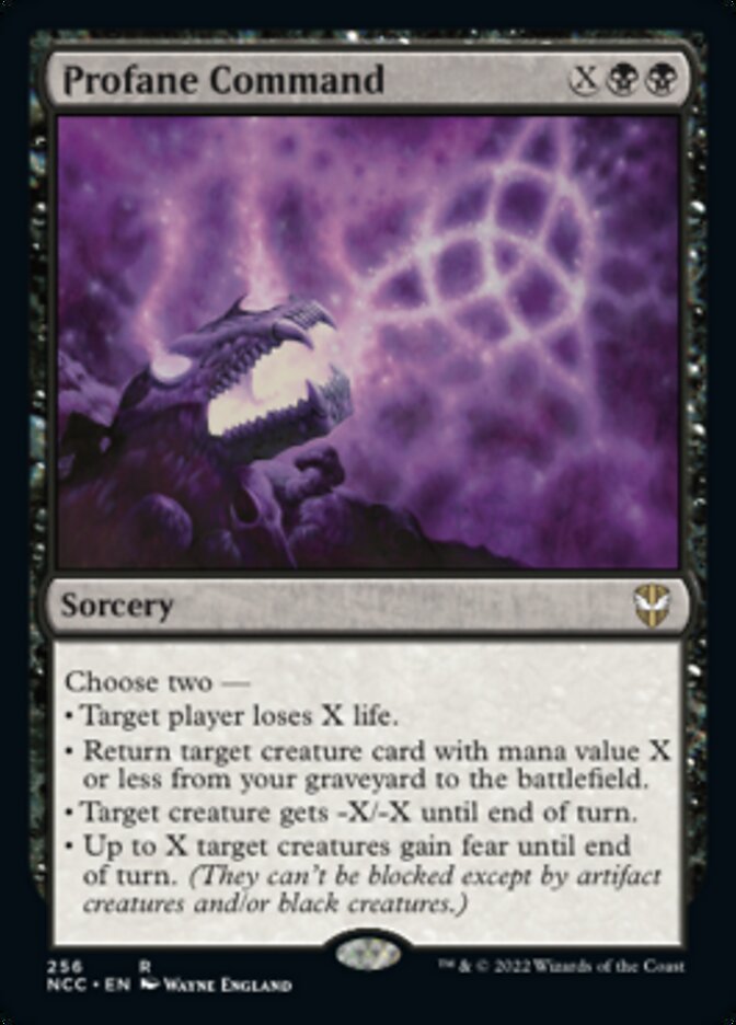 Profane Command [Streets of New Capenna Commander] | Local Legends