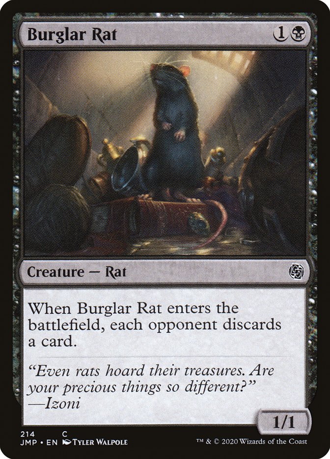 Burglar Rat [Jumpstart] | Golgari Games