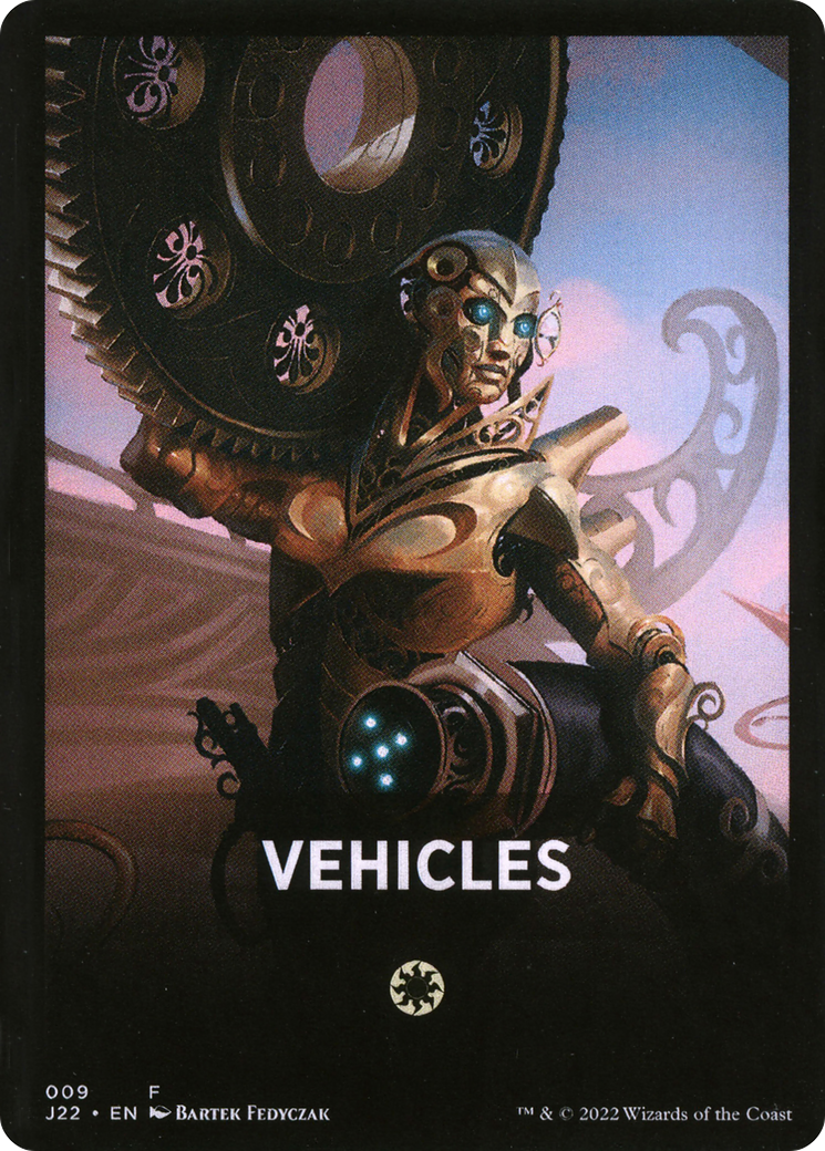 Vehicles Theme Card [Jumpstart 2022 Front Cards] | Golgari Games