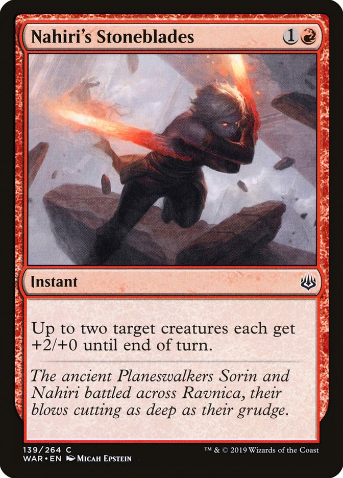 Nahiri's Stoneblades [War of the Spark] | Local Legends