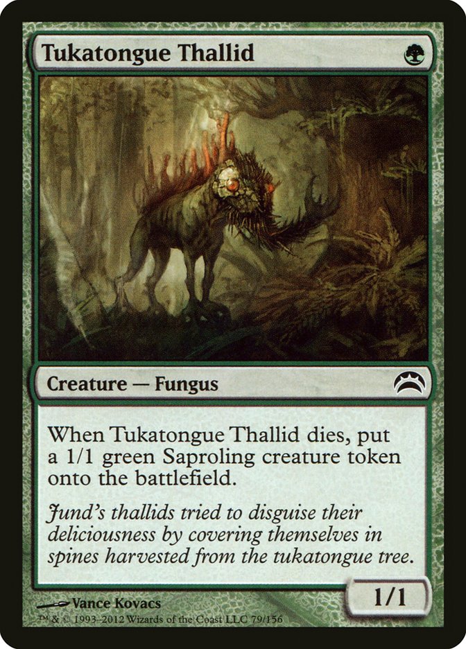 Tukatongue Thallid [Planechase 2012] | Golgari Games