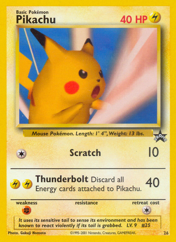 Pikachu (26) [Wizards of the Coast: Black Star Promos] | Golgari Games