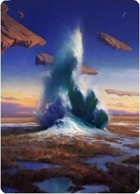 Flooded Strand Art Card [Zendikar Rising Art Series] | Golgari Games