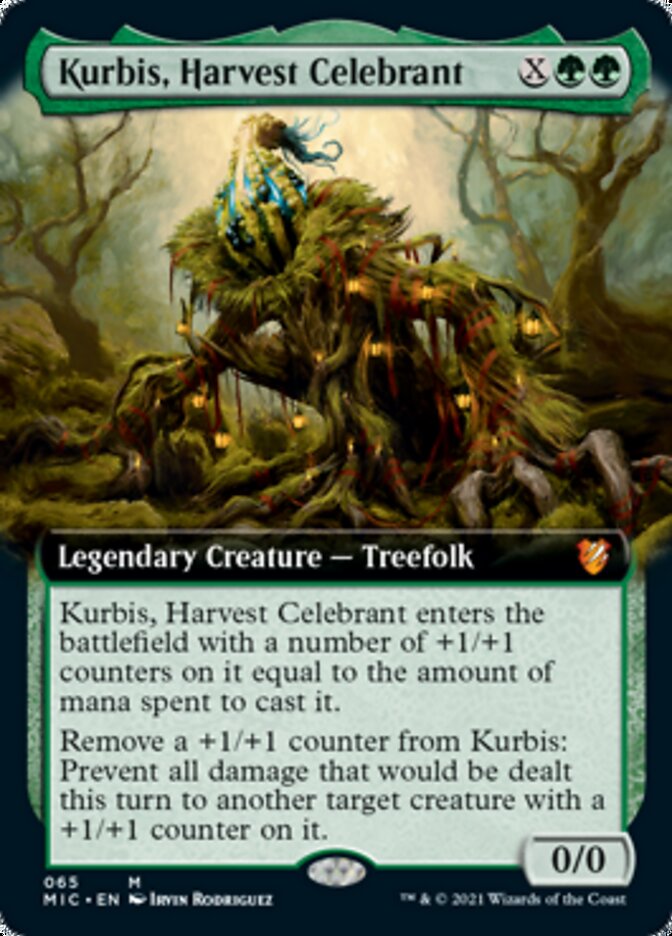 Kurbis, Harvest Celebrant (Extended Art) [Innistrad: Midnight Hunt Commander] | Golgari Games