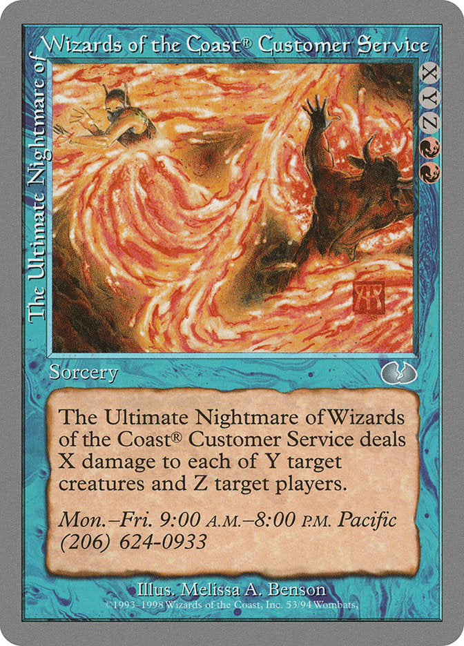 The Ultimate Nightmare of Wizards of the Coast® Customer Service [Unglued] | Golgari Games