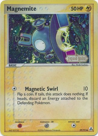 Magnemite (59/92) (Stamped) [EX: Legend Maker] | Golgari Games