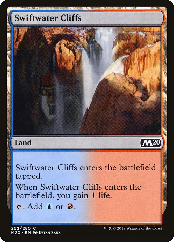 Swiftwater Cliffs [Core Set 2020] | Local Legends