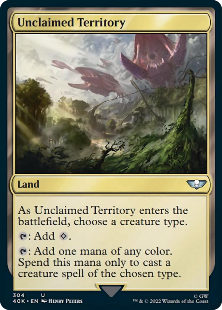 Unclaimed Territory [Universes Beyond: Warhammer 40,000] | Golgari Games