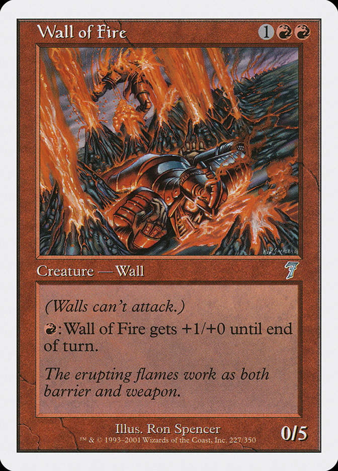 Wall of Fire [Seventh Edition] | Local Legends