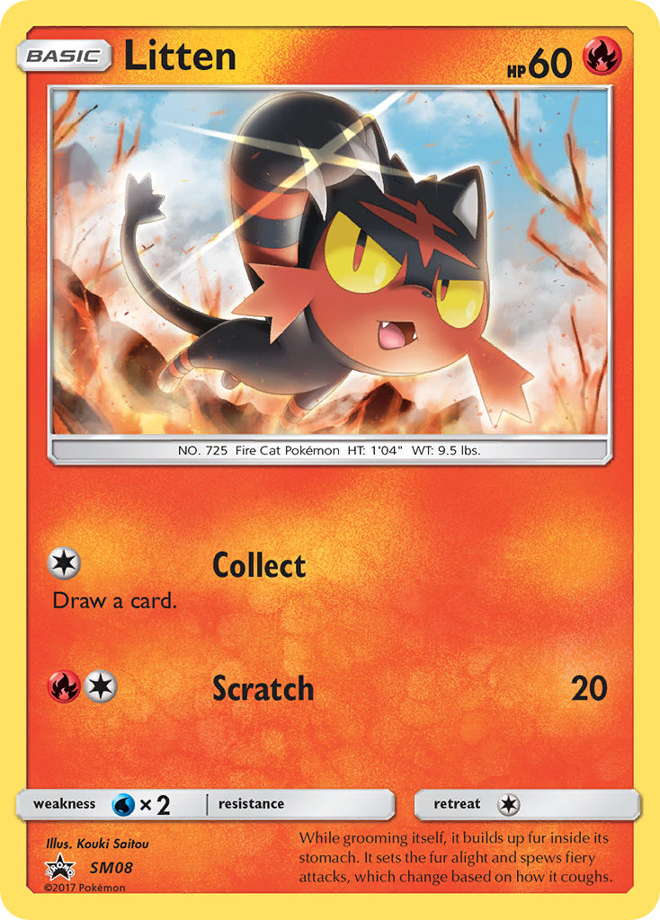 Litten (SM08) [Sun & Moon: Black Star Promos] | Golgari Games