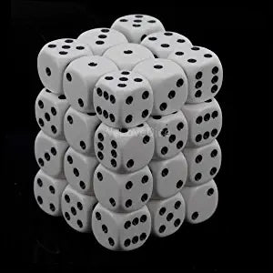 Chessex 12mm D6 Dice Block - 36 Dice Set -Opaque | Local Legends