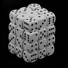 Chessex 12mm D6 Dice Block - 36 Dice Set -Opaque | Local Legends