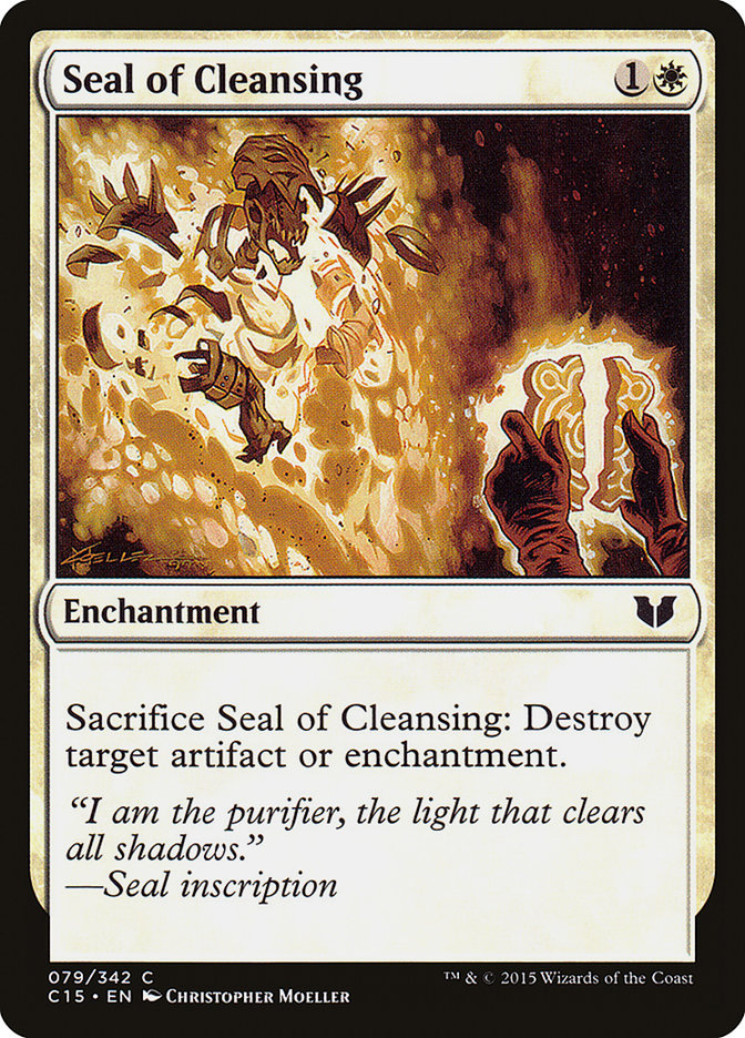 Seal of Cleansing [Commander 2015] | Golgari Games