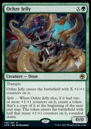Ochre Jelly (Promo Pack) [Dungeons & Dragons: Adventures in the Forgotten Realms Promos] | Local Legends