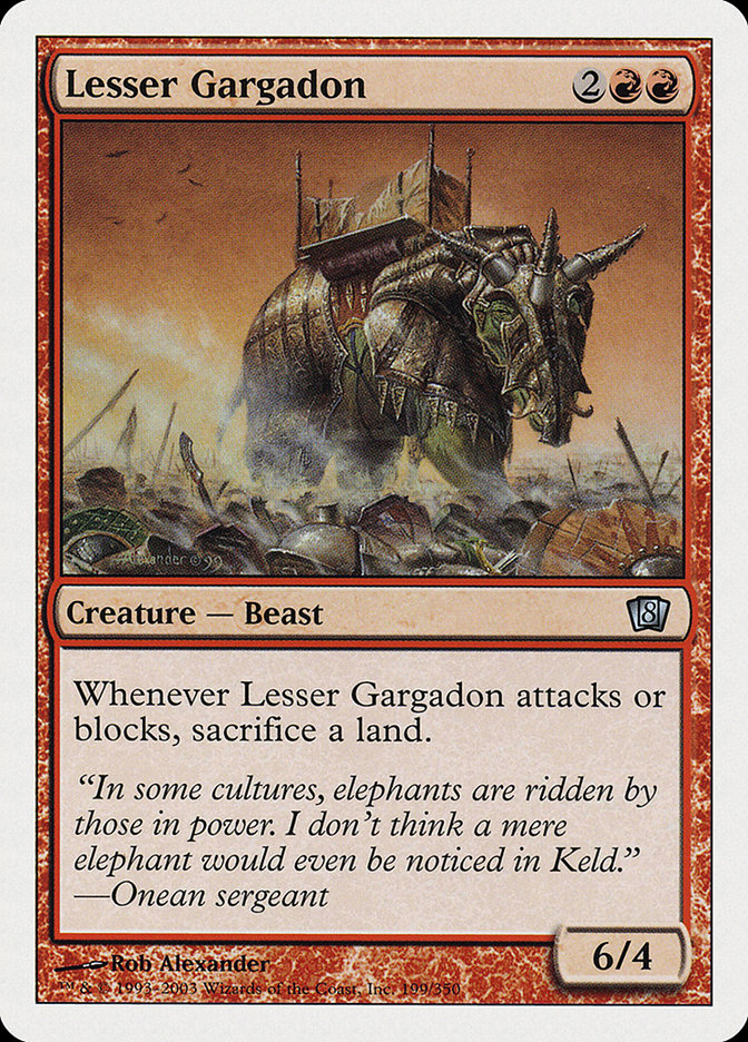 Lesser Gargadon [Eighth Edition] | Local Legends