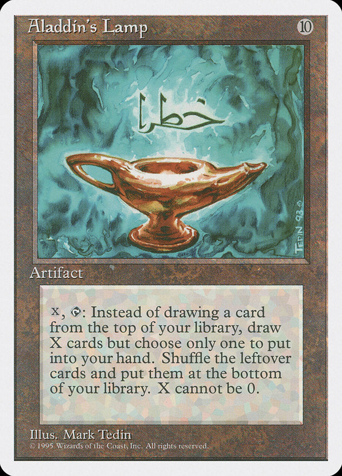 Aladdin's Lamp [Fourth Edition] | Golgari Games