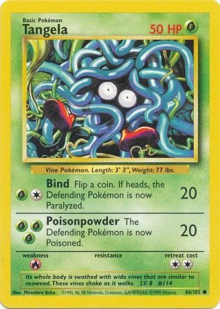 Tangela (66/102) [Base Set Unlimited] | Golgari Games