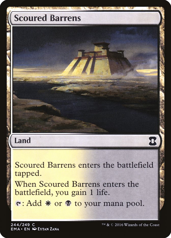 Scoured Barrens [Eternal Masters] | Golgari Games