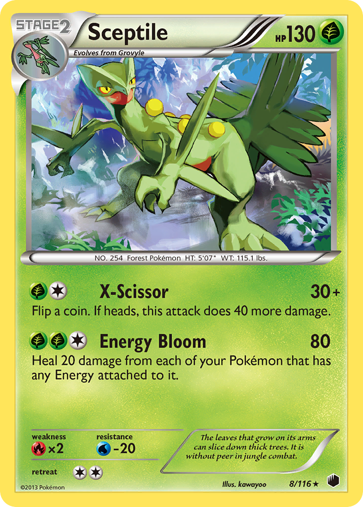 Sceptile (8/116) [Black & White: Plasma Freeze] | Golgari Games