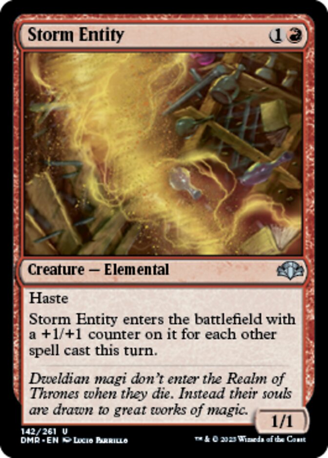 Storm Entity [Dominaria Remastered] | Golgari Games