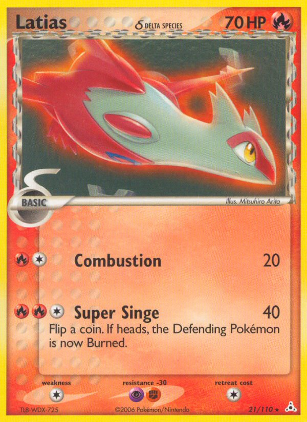 Latias (21/110) (Delta Species) [EX: Holon Phantoms] | Golgari Games