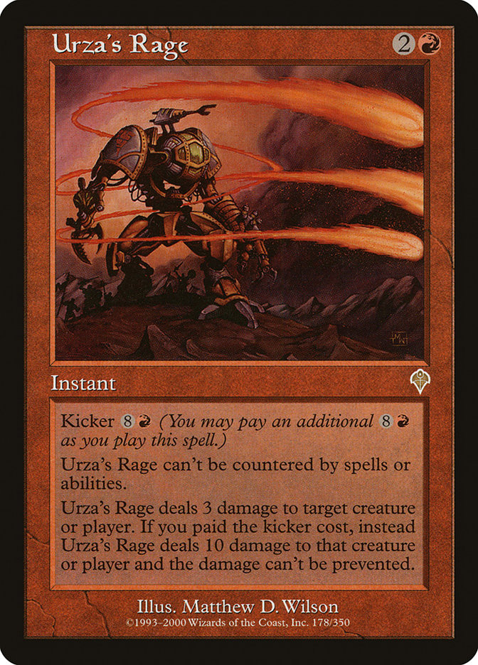 Urza's Rage [Invasion] | Golgari Games