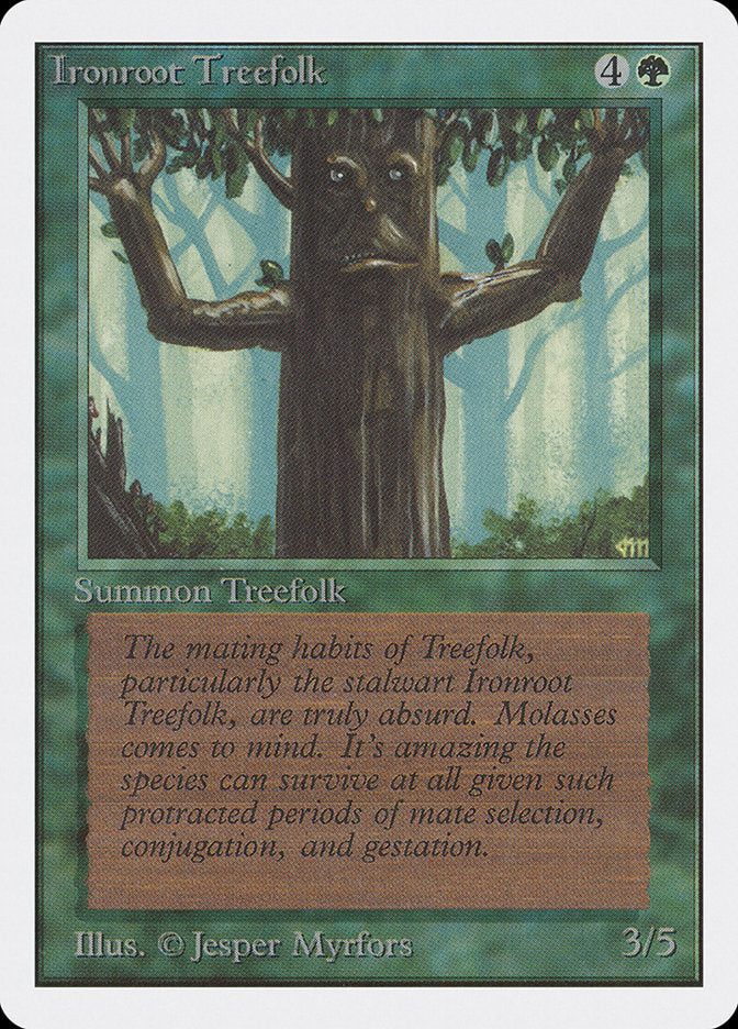 Ironroot Treefolk [Unlimited Edition] | Golgari Games