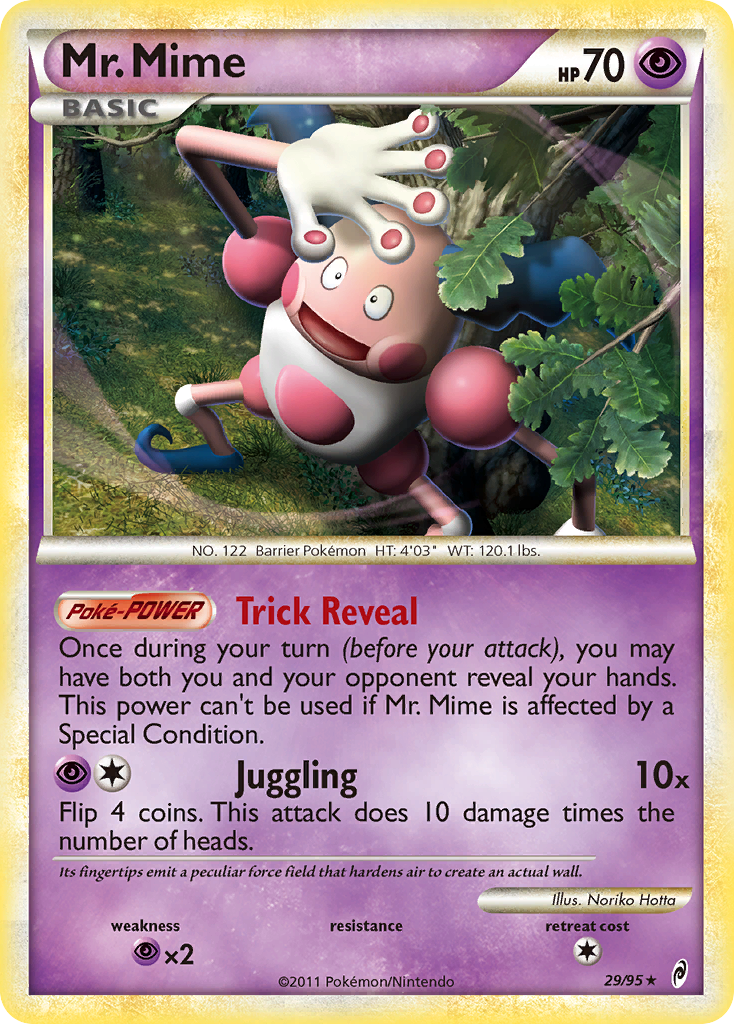 Mr. Mime (29/95) [HeartGold & SoulSilver: Call of Legends] | Golgari Games