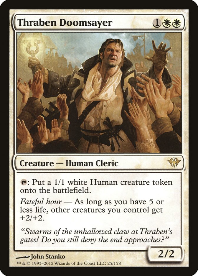 Thraben Doomsayer [Dark Ascension] | Local Legends
