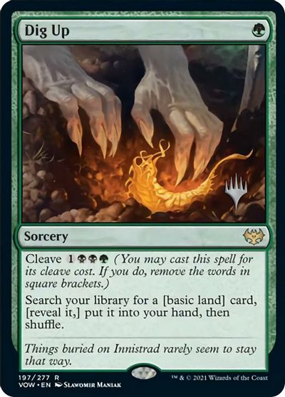 Dig Up (Promo Pack) [Innistrad: Crimson Vow Promos] | Golgari Games