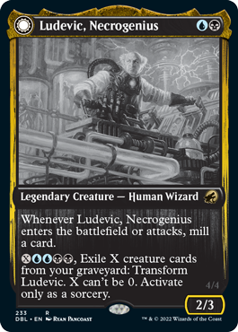 Ludevic, Necrogenius // Olag, Ludevic's Hubris [Innistrad: Double Feature] | Local Legends