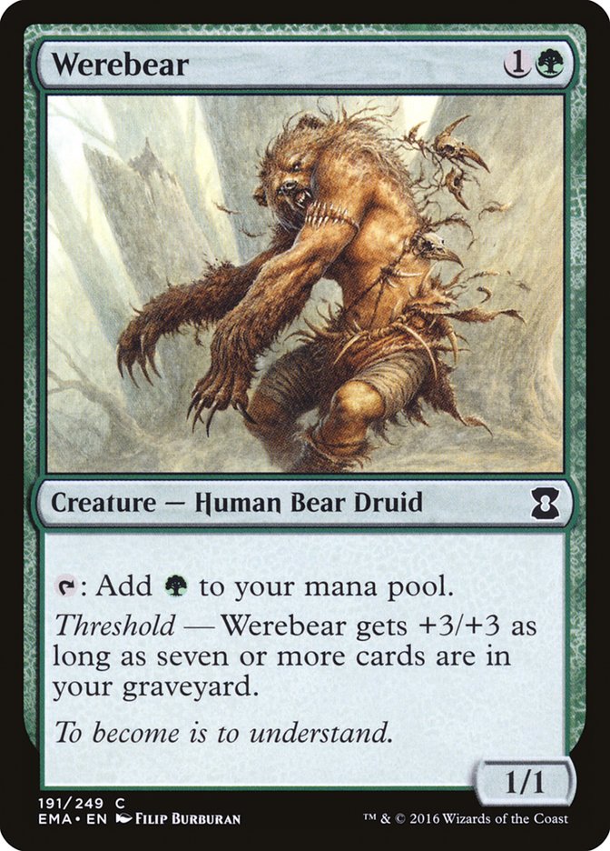 Werebear [Eternal Masters] | Golgari Games