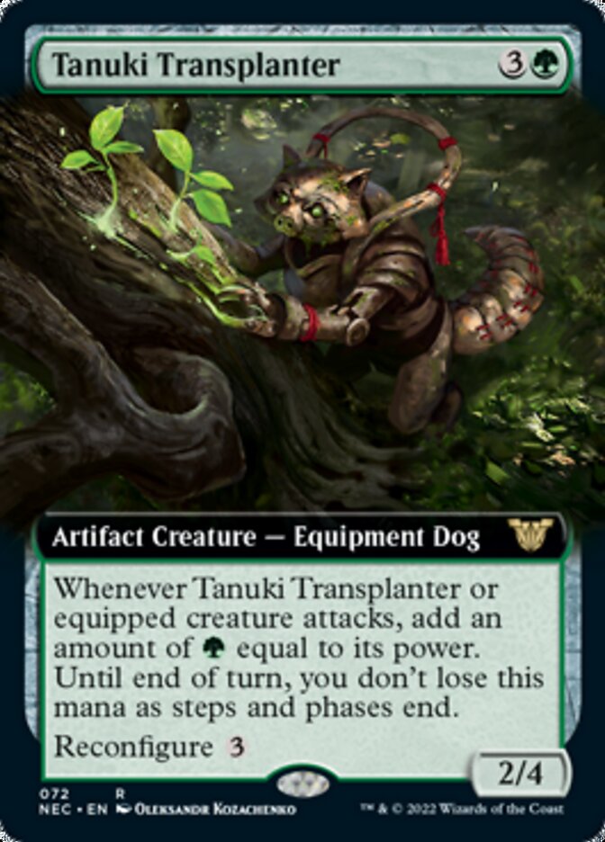 Tanuki Transplanter (Extended Art) [Kamigawa: Neon Dynasty Commander] | Local Legends