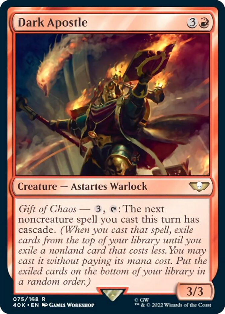 Dark Apostle (Surge Foil) [Universes Beyond: Warhammer 40,000] | Local Legends