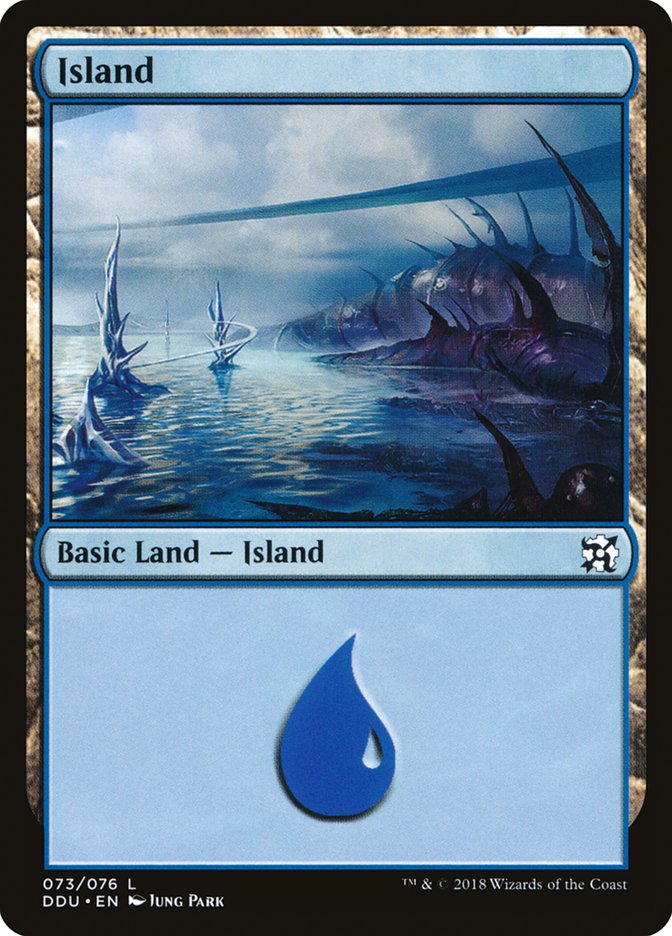 Island (73) [Duel Decks: Elves vs. Inventors] | Golgari Games