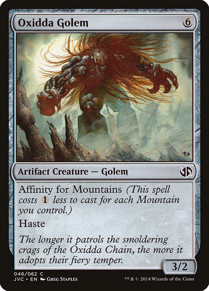 Oxidda Golem [Duel Decks Anthology] | Local Legends