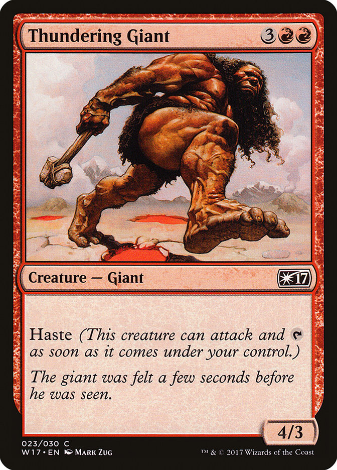 Thundering Giant [Welcome Deck 2017] | Local Legends