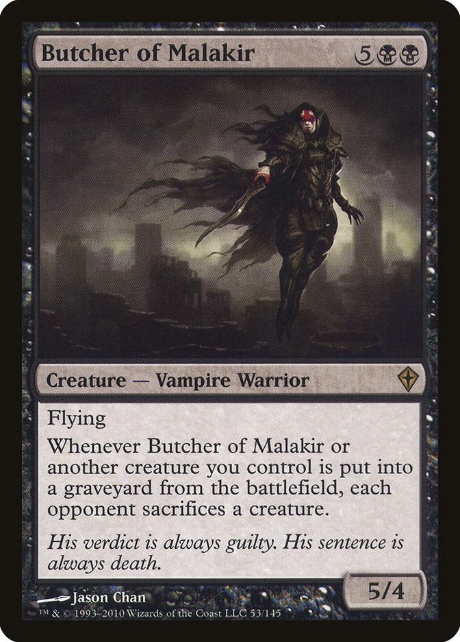 Butcher of Malakir [Worldwake] | Golgari Games